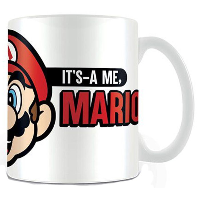 PYRAMID Taza Its A Me Mario Super Mario Nintendo PYRAMID Taza Its A Me Mario Super Mario Nintendo