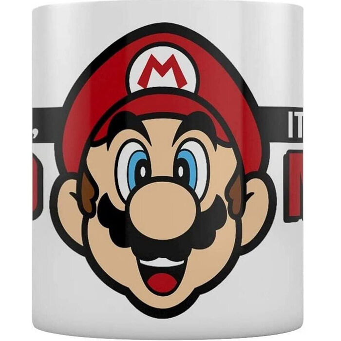 PYRAMID Taza Its A Me Mario Super Mario Nintendo PYRAMID Taza Its A Me Mario Super Mario Nintendo