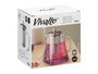 Vivalto Tetera avec Filtre en Acier 800 ml Verre Transparent Métal 15x15x10 cm (Set de 12)