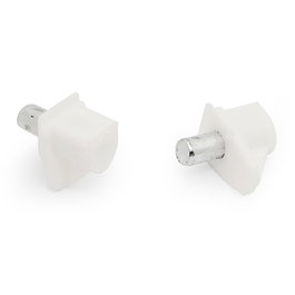 HERRAJES ALK Support pour étagère SAFETI, tige zincée Ø5 mm, lot de 100