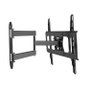 Nox Support mural TV Little Wafflex pour écrans 23-55 pouces, VESA 200x200/400x200/400x400, noir
