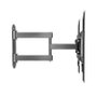 Nox Support mural TV Little Wafflex pour écrans 23-55 pouces, VESA 200x200/400x200/400x400, noir