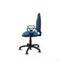 PIQUERAS Y CRESPO Chaise de bureau Algarra, similicuir bleu clair