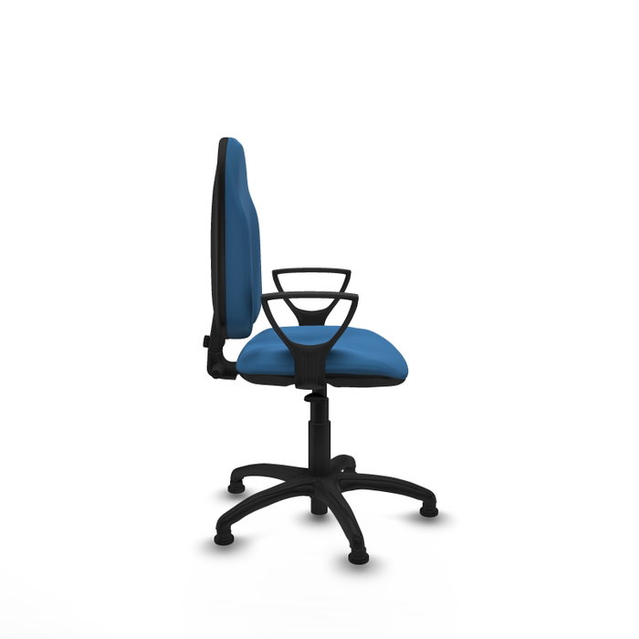 PIQUERAS Y CRESPO Chaise de bureau Algarra, similicuir bleu clair