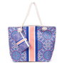 PUCKATOR Sac de plage mandala 37x53x15cm avec nécessaire amovible - Composition: coton, polyester et métal