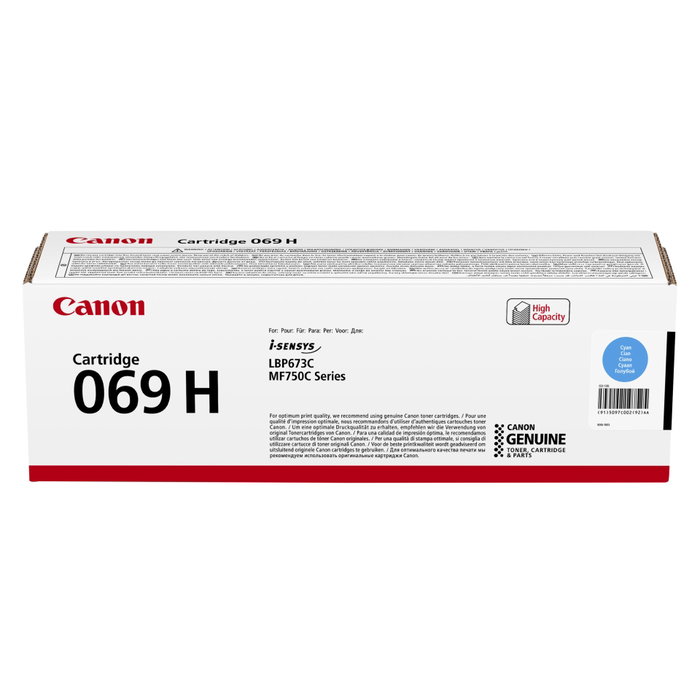 Canon Cartouche de toner 069H Cyan (5097C002)