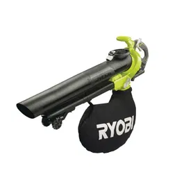 Ryobi RBV36B Souffleur Aspiro-Broyeur 3-en-1 sans Fil 36V Moteur Brushless, Sac Collecteur 45 L, Vitesse de Soufflage 237.6 km/h, Vendu Sans Batterie Ni Chargeur