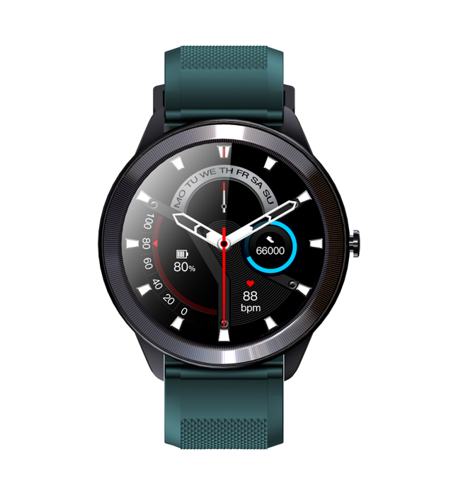 Leotec Smartwatch Wave Multisport Vert Montre Connectée Écran Tactile 1.28" Bluetooth 5.0 IP68