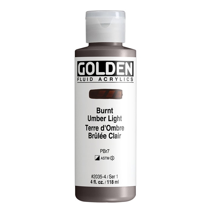 Golden Fluid Acrylics Terre d'Ombre Brûlée Claire 118 ml Golden Fluid Acrylics Terre d'Ombre Brûlée Claire 118 ml