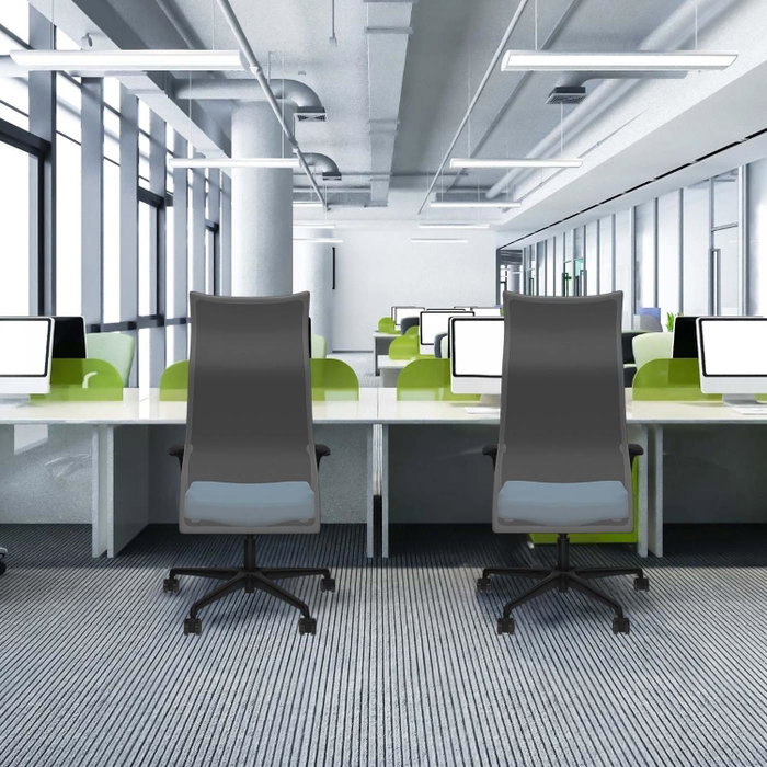 Piqueras y Crespo Chaise de Bureau Albacete Vert et Blanc