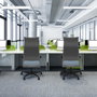 Piqueras y Crespo Chaise de Bureau Albacete Vert et Blanc