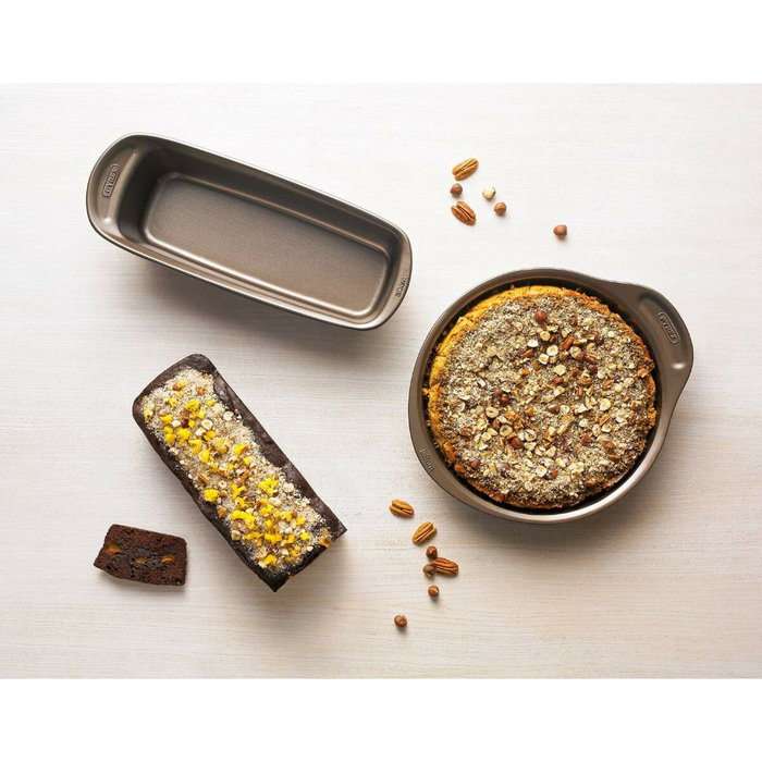 Pyrex Moule à gâteaux Asimetria 26 cm, Marron et Noir