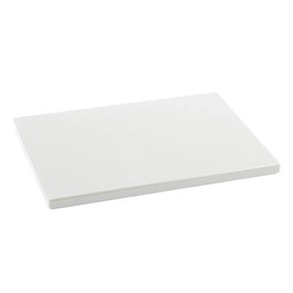 Metaltex Planche à découper en polyéthylène blanche 33 x 23 x 1,5 cm avec pieds antidérapants