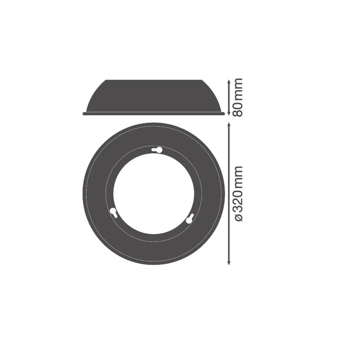 LEDVANCE LVE-4058075715240 Accessoire Réflecteur LED pour High Bay 133W 80º