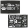 Totally Addict Set de table BISTROT en PVC 45x30 cm