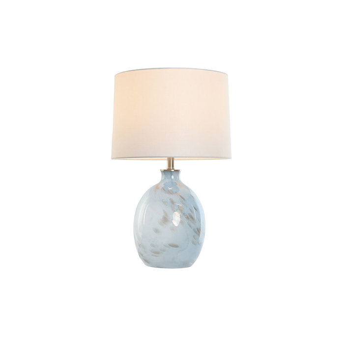 Home ESPRIT Lampe de bureau Bleu Blanc Verre