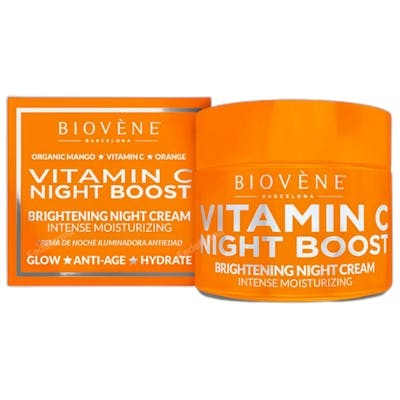 Biovène Vitamin C Night Boost Crème de nuit éclaircissante 50 ml