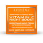 BIOVÈNE Crème de Nuit Éclaircissante Vitamin C Night Boost, Hydratation Intense, 50 ml