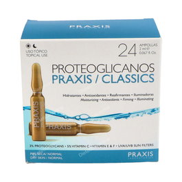 Praxis Proteoglicanos 24Amp - Soin anti-âge visage et cou, traitement des rides et de la flaccidité