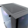 Coolbox GM220 MPFusion Boîtier PC Gaming Micro ATX Mini-ITX, Cristal Trempé, USB-C, 4 Ventilateurs ARGB