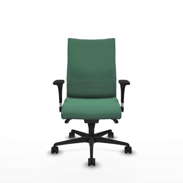 Piqueras Y Crespo Chaise de bureau Albacete confidente, mécanisme Synchro, Vert émeraude