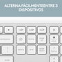 Logitech MK950 Combo Clavier et Souris Sans Fil Bluetooth Blanc - Signature Slim K950 + M750