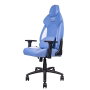 Thermaltake Silla Gaming V Comfort Fauteuil Gamer Bleu/Blanc, Ergonomique, Réglable, Structure Métallique