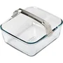 Pyrex Plat cuisson carré avec anse 2,1 L en verre