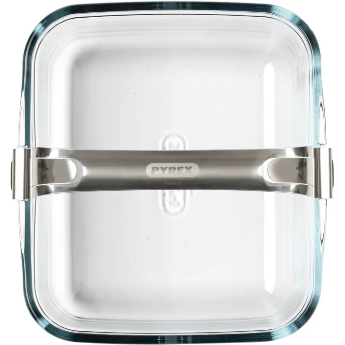 Pyrex Plat cuisson carré avec anse 2,1 L en verre