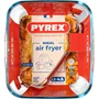 Pyrex Plat cuisson carré avec anse 2,1 L en verre