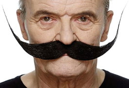 My Other Me Moustache noire taille unique