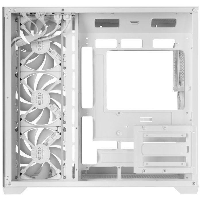 Mars Gaming MCV5W Boîtier PC Midi Tower ATX Blanc, Panneaux en Vitre Trempée, USB-C, 4 Ventilateurs ARGB Mars Gaming MCV5W Boîtier PC Midi Tower ATX Blanc, Panneaux en Vitre Trempée, USB-C, 4 Ventilateurs ARGB