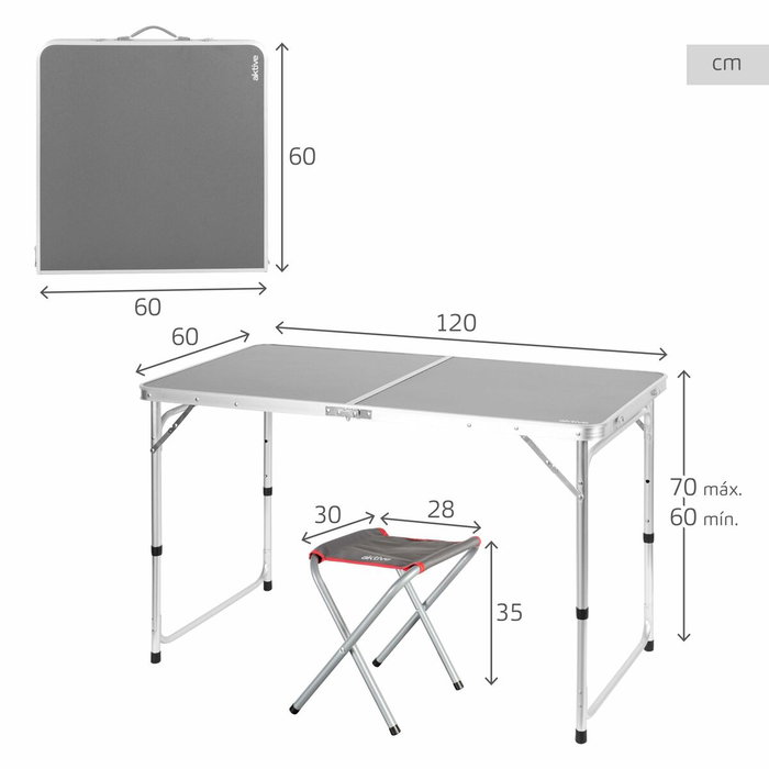 Aktive Table Aktive Gris