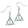The Carat Shop Harry Potter boucles d'oreilles Deathly Hallows plaquées argent