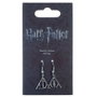The Carat Shop Harry Potter boucles d'oreilles Deathly Hallows plaquées argent