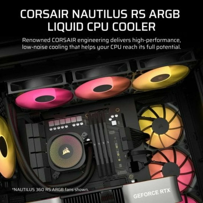 Corsair Nautilus 240 RS ARGB Black