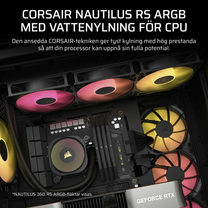 Corsair Nautilus 240 RS ARGB Black
