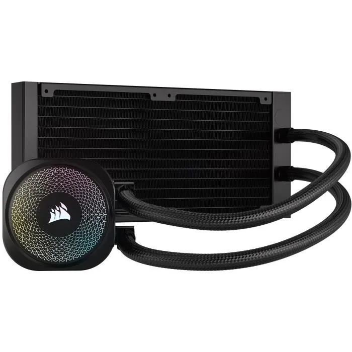 Corsair Watercooling Hydro Series H100x RGB Elite Liquide - Radiateur 240mm - Noir