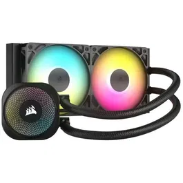 Corsair CW-9060092-WW Nautilus 240 ARGB - Refroidisseur liquide tout-en-un pour CPU - Noir - Ventilateurs ARGB - 240 mm