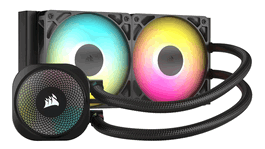Corsair Watercooling Hydro Series H100x RGB Elite Liquide - Radiateur 240mm - Noir