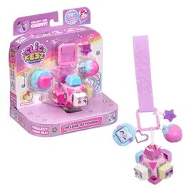 Goliath Clickeez - Deluxe Porte-clés - Coffret avec 1 Cube, 4 Touches à Collectionner et 3 Charms - 70+ Modèles - Jeu de Collection dès 6 ans