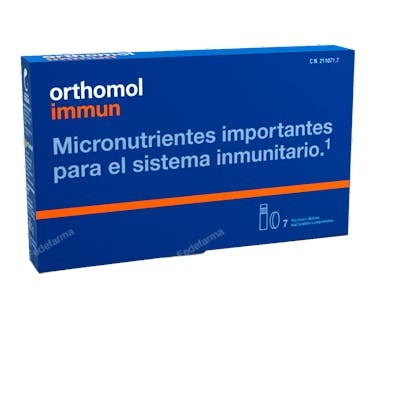 ORTHOMOL Immun 7 Ampoules Buvables Complément Alimentaire Immunitaire Vitamines et Minéraux ORTHOMOL Immun 7 Ampoules Buvables Complément Alimentaire Immunitaire Vitamines et Minéraux