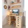 Astigarraga Plateau en bois de pin massif 120 x 60 x 1,8 cm