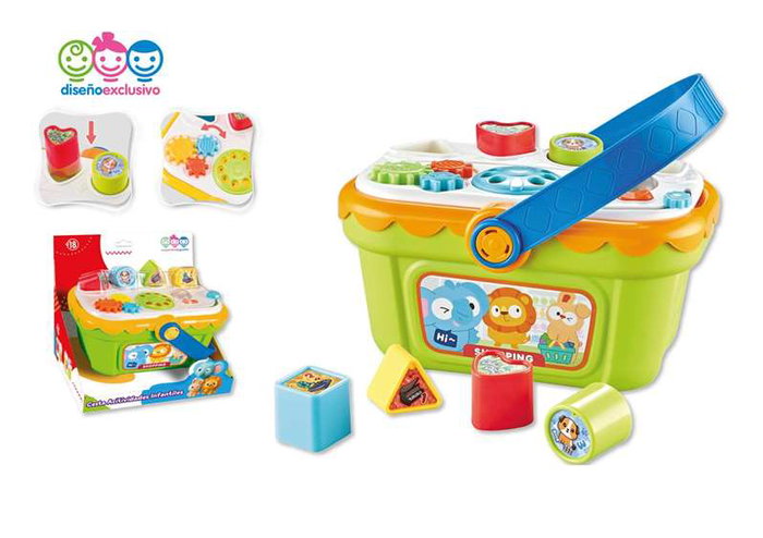 Jugatoys - misprimerosjuguetes Cesta actividades infantiles 25x18x14cm