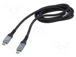 GEMBIRD Câble USB 4.0 Gen 3x2 USB C vers USB C 1,5m, 240W, 40Gbps