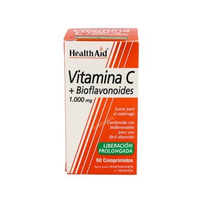 Health Aid Vitamine C 1000mg + Bioflavonoïdes 60 comprimés