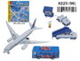 Rama - Jeu Avion Aéroport avec Plateau 25x32 cm - Jouet sans Piles