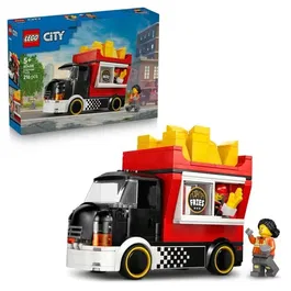 LEGO City Food-Truck de Frites 60488, Jouet de Construction avec Minifigurines, Idée Cadeau pour Enfants dès 5 ans