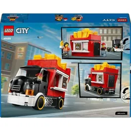 LEGO City Food-Truck de Frites 60488, Jouet de Construction avec Minifigurines, Idée Cadeau pour Enfants dès 5 ans