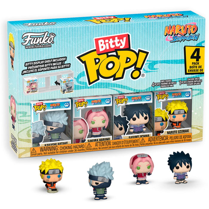 Funko Bitty POP! Naruto Shippuden Team 7 - Pack de 4 Figurines Vinyle Funko Bitty POP! Naruto Shippuden Team 7 - Pack de 4 Figurines Vinyle